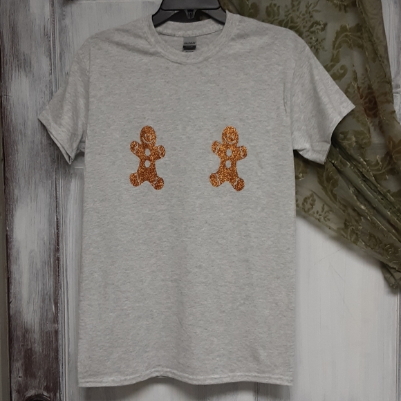 Gingerbread Man T-shirt size small - Picture 2 of 6